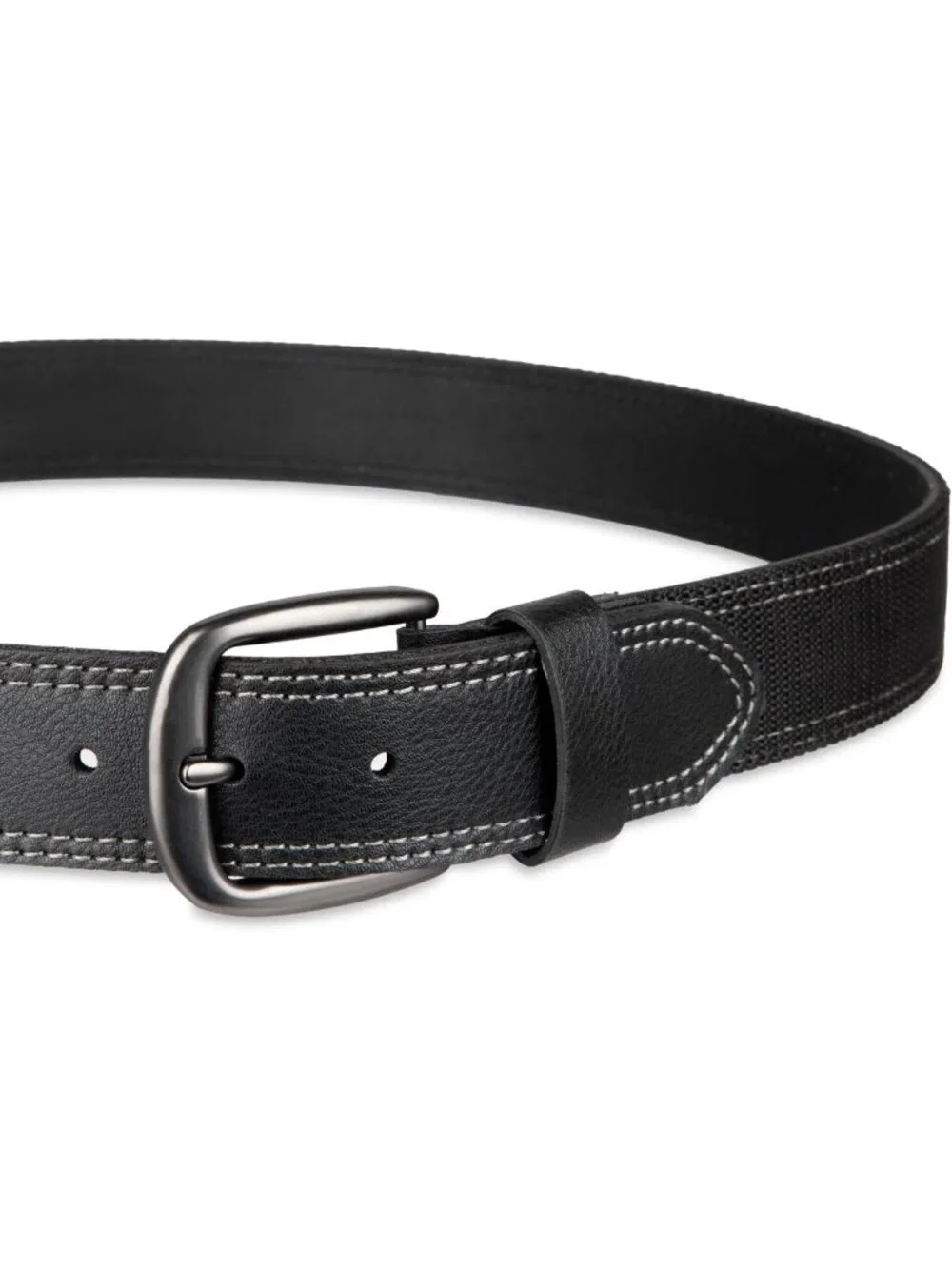 Durable Heavyweight Leather Work Belt - Industrial Strength, Reinforced Design